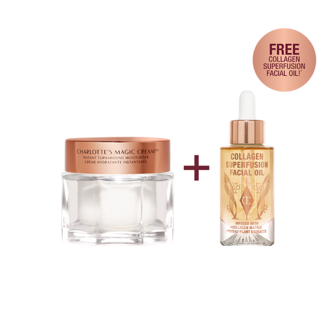 Charlotte's Magic Cream + Collagen Superfusion Facial Oil Duo Charlotte's Magic Cream + Collagen Superfusion Facial Oil Duo