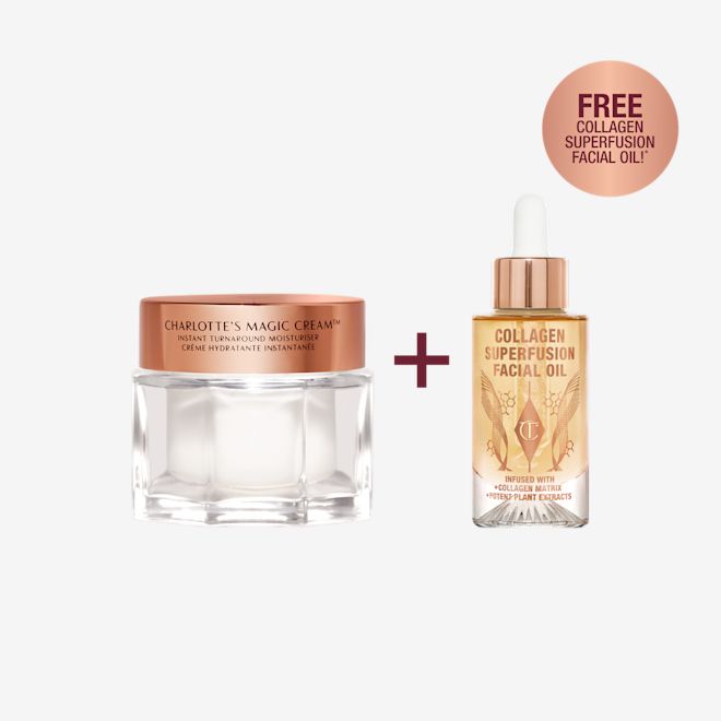 Charlotte's Magic Cream + Collagen Superfusion Facial Oil Duo Charlotte's Magic Cream + Collagen Superfusion Facial Oil Duo