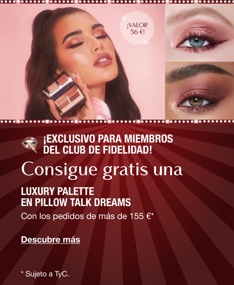 ¡Exclusivo para miembros del Club de Fidelidad! Consigue gratis una Luxury Palette en Pillow Talk Dreams ¡Exclusivo para miembros del Club de Fidelidad! Consigue gratis una Luxury Palette en Pillow Talk Dreams