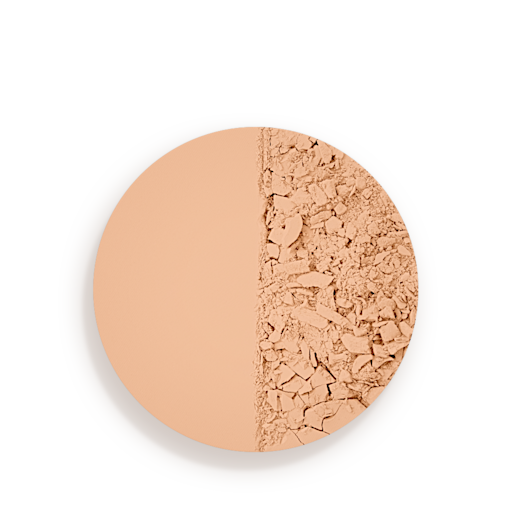 Airbrush Flawless Finish in Shade 2 swatch Swatch of a sandy-brown-coloured setting powder compact.