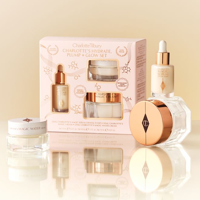 253043 Skincare Sets 26 sl CB Charlotte’s Hydrate Plump +Glow Set Packshot Creative Still 2000x2000 253043 Skincare Sets 26 sl CB Charlotte’s Hydrate Plump +Glow Set Packshot Creative Still 2000x2000
