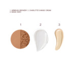 Magic Cream, Airbrush Bronzer and Magic Away Swatch Magic Cream, Airbrush Bronzer and Magic Away Swatch