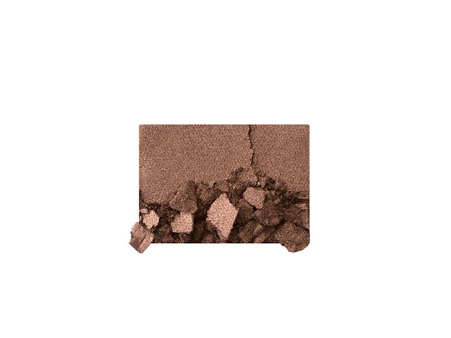 Muestra de la textura del tono ahumado de Bella Sofia El tono marrón oscuro SMOKE de Charlotte de la paleta de lujo Bella Sofia