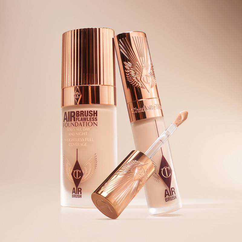 foundation and concealer