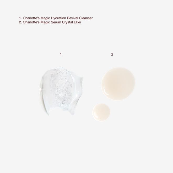 Cleanse + Glow Skincare Kit: Travel-Sized Cleanser, Face Mist + Serum Swatches Cleanse + Glow Skincare Kit: Travel-Sized Cleanser, Face Mist + Serum Swatches