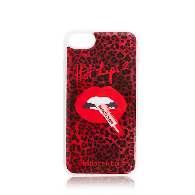 Hot Lips 2 iPhone 8 Case The Timeless Leopard-Modern Red Leopard HOT LIPS 2.0 IPHONE 8 CASE - RED LEOPARD
