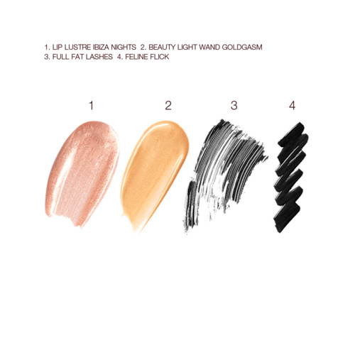 Ibiza Nights Makeup Look Swatches Ibiza Nights Makeup Look Swatches