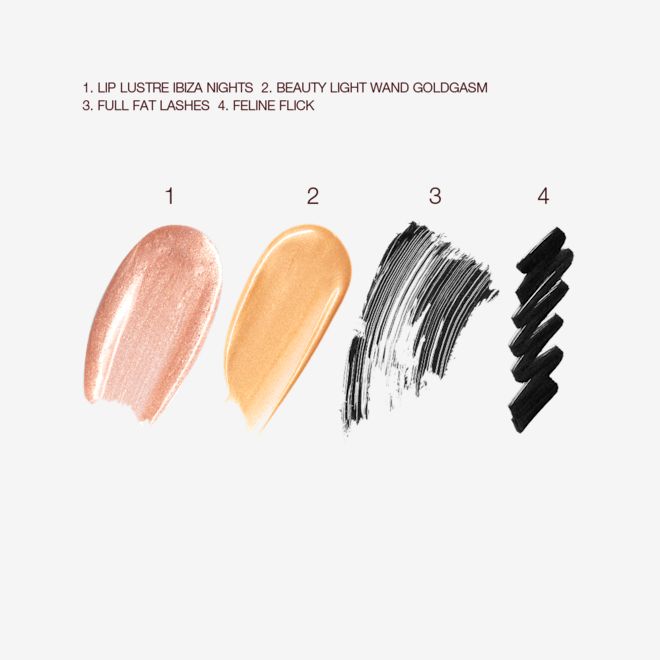 Ibiza Nights Makeup Look Swatches Ibiza Nights Makeup Look Swatches