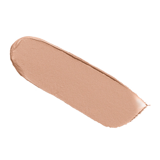 Swatch of a cream eyeshadow in a nude cashmere shade with a matte finish. 