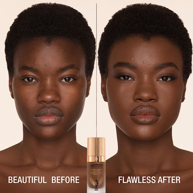 AIRBRUSH FLAWLESS FOUNDATION BEFORE AND AFTER 15 warm AIRBRUSH FLAWLESS FOUNDATION BEFORE AND AFTER 15 warm