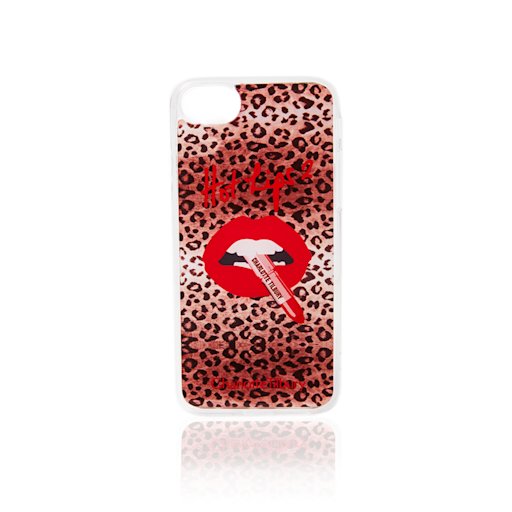 Hot Lips 2 Merchandise iPhone 8 Case In Rose Gold Leopard Hot Lips 2 Merchandise iPhone 8 Case In Rose Gold Leopard
