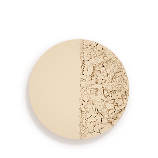 Airbrush Flawless Finish in Shade 1 swatch Swatch of a cream-coloured setting powder compact.