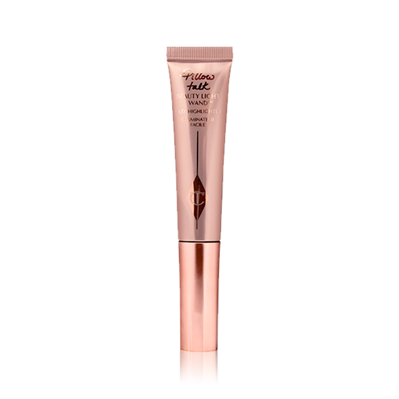 Beauty Light Wand Pillow Talk Original packshot for blog Pillow Talk Medium Beauty Light Wand is a pink-nude blush and highlighter inspired by Charlotte's signature shade