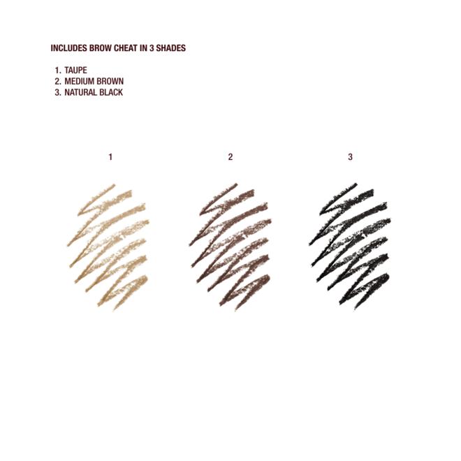 BUNDLE BrowCheat SWATCHES Brow Cheat swatches