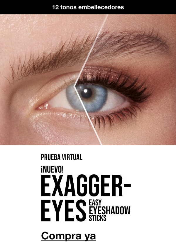 Prueba virtual ¡NUEVO! EXAGGER-EYES EASY EYESHADOW STICKS 12 TONOS <COMPRA YA> Prueba virtual ¡NUEVO! EXAGGER-EYES EASY EYESHADOW STICKS 12 TONOS <COMPRA YA>