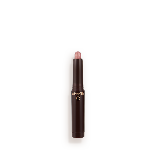 Quick & Easy Instant 5 Minute Kit Eyeshadow Stick in Date Night open An open, cream eyeshadow wand in a dreamy pretty pink shimmer shade.