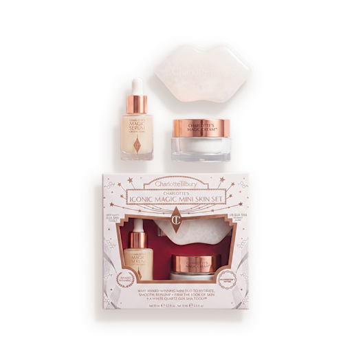 CHARLOTTE'S ICONIC MAGIC MINI SKIN SET Packshot Open CHARLOTTE'S ICONIC MAGIC MINI SKIN SET Packshot Open