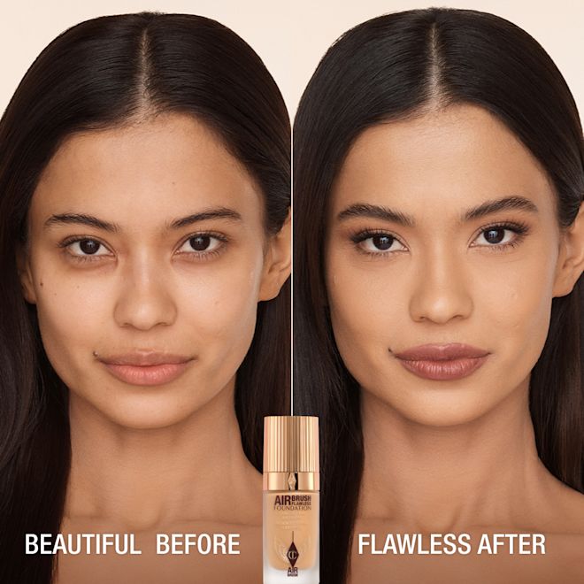 AIRBRUSH FLAWLESS FOUNDATION BEFORE AND AFTER 8 NEUTRAL AIRBRUSH FLAWLESS FOUNDATION BEFORE AND AFTER 8 NEUTRAL