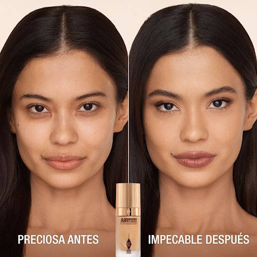 Antes y después de usar Airbrush Flawless Foundation 8 Neutral Antes y después de usar Airbrush Flawless Foundation 8 Neutral