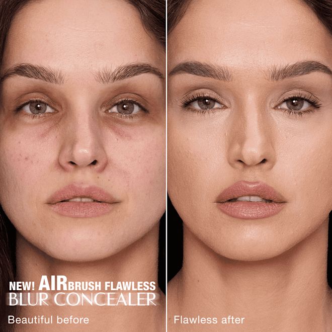 NEW! AIRBRUSH CONCEALER BEFORE + AFTER NEW! AIRBRUSH CONCEALER BEFORE + AFTER