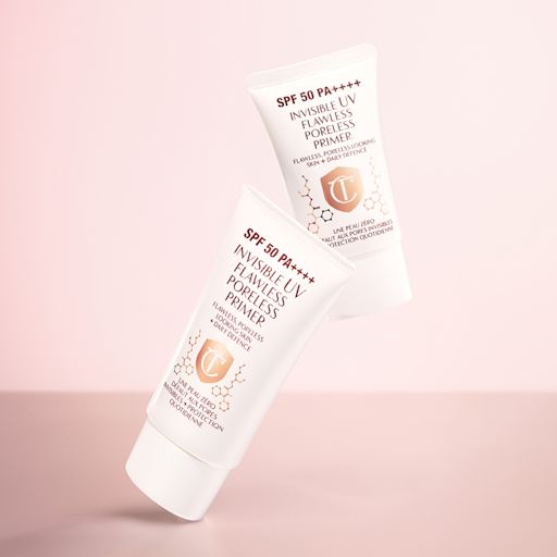 Both sizes of Invisible UV Flawless Poreless Primer SPF50: Supersized SPF Primer Both sizes of Invisible UV Flawless Poreless Primer SPF50: Supersized SPF Primer