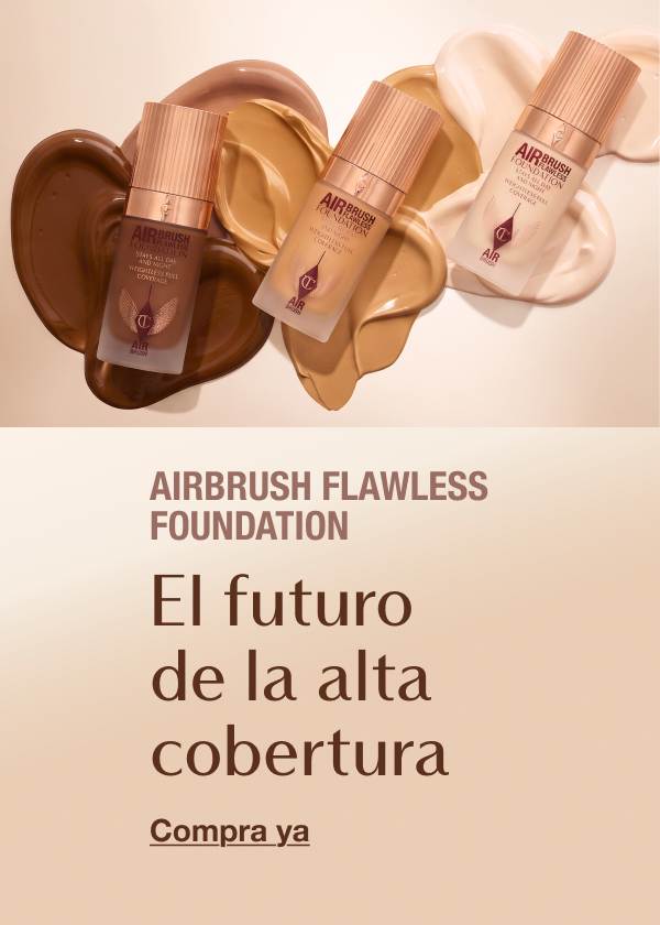 AIRBRUSH FLAWLESS FOUNDATION ¡El futuro de la alta cobertura! AIRBRUSH FLAWLESS FOUNDATION ¡El futuro de la alta cobertura!