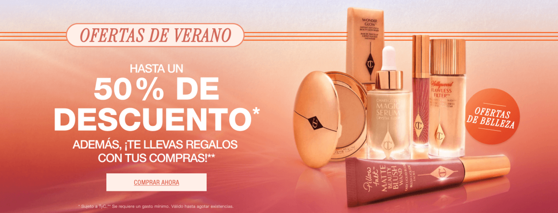 Ofertas en productos de belleza Take it all off Hasta un 45 % de descuento Kits icónicos* Y regalos con tus compras** Ofertas en productos de belleza Take it all off Hasta un 45 % de descuento Kits icónicos* Y regalos con tus compras**