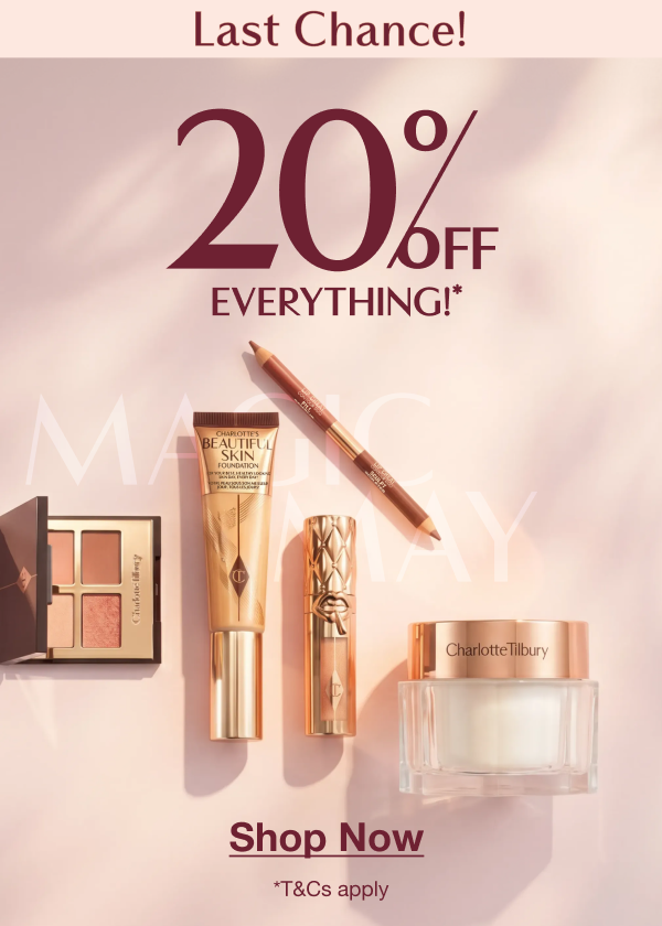 LAST CHANCE! 20% Off Everything!* LAST CHANCE! 20% Off Everything!*