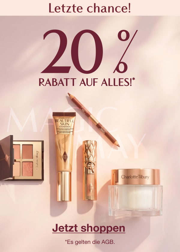 20 % Rabatt auf alles!* 20 % Rabatt auf alles!*