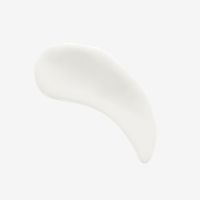 Brightening Youth Glow swatch Swatch of a pearly-white face primer.