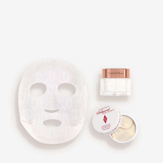 Magic Cream + Dry Sheet Mask + Eye Patches Bundle Packshot Magic Cream + Dry Sheet Mask + Eye Patches Bundle Packshot
