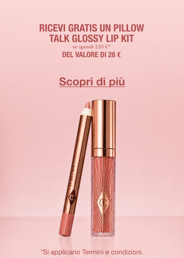Ricevi gratis un Pillow Talk Glossy Lip Kit Ricevi gratis un Pillow Talk Glossy Lip Kit
