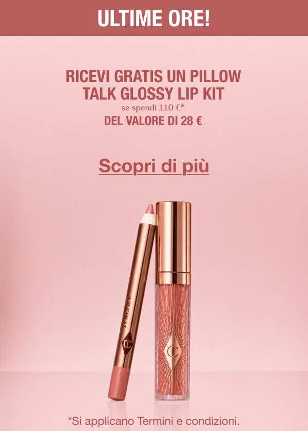 Ricevi gratis un Pillow Talk Glossy Lip Kit Ricevi gratis un Pillow Talk Glossy Lip Kit