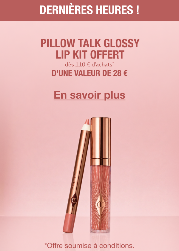 Pillow Talk Glossy Lip Kit offert Pillow Talk Glossy Lip Kit offert