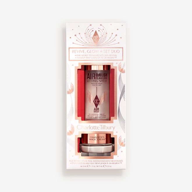 Packshot of box REVIVE, GLOW + SET DUO Packshot of box REVIVE, GLOW + SET DUO