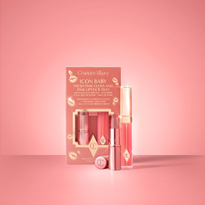 Lip Gloss & Mini Lipstick Kit in Icon Baby Lip Gloss & Mini Lipstick Kit in Icon Baby
