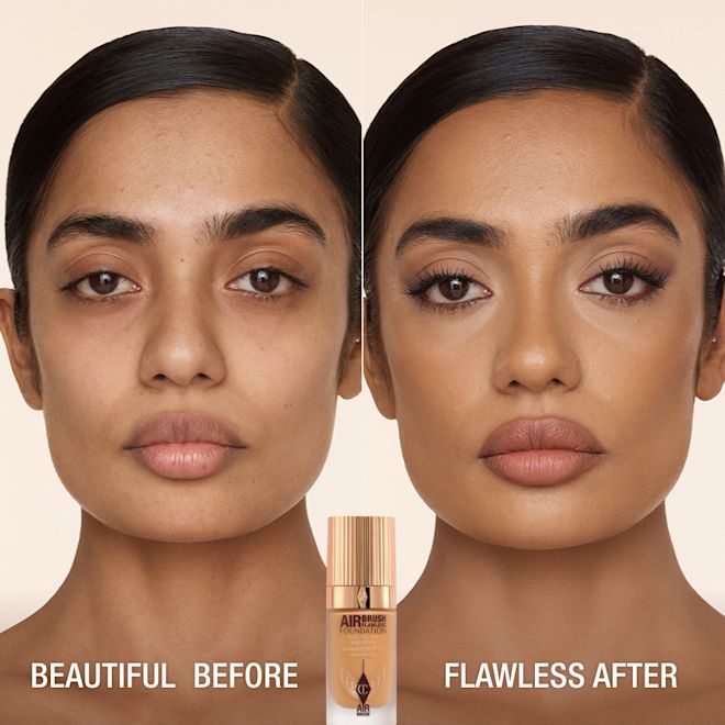 AIRBRUSH FLAWLESS FOUNDATION BEFORE AND AFTER 9 neutral AIRBRUSH FLAWLESS FOUNDATION BEFORE AND AFTER 9 neutral