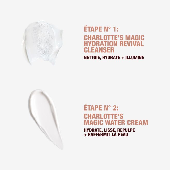 Échantillons de Magic Water Cream et de Magic Hydration Revival Cleanser Échantillons de Magic Water Cream et de Magic Hydration Revival Cleanser