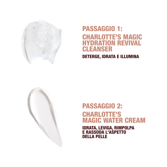 Dimostrazioni di Magic Water Cream e Magic Hydration Revival Cleanser Dimostrazioni di Magic Water Cream e Magic Hydration Revival Cleanser