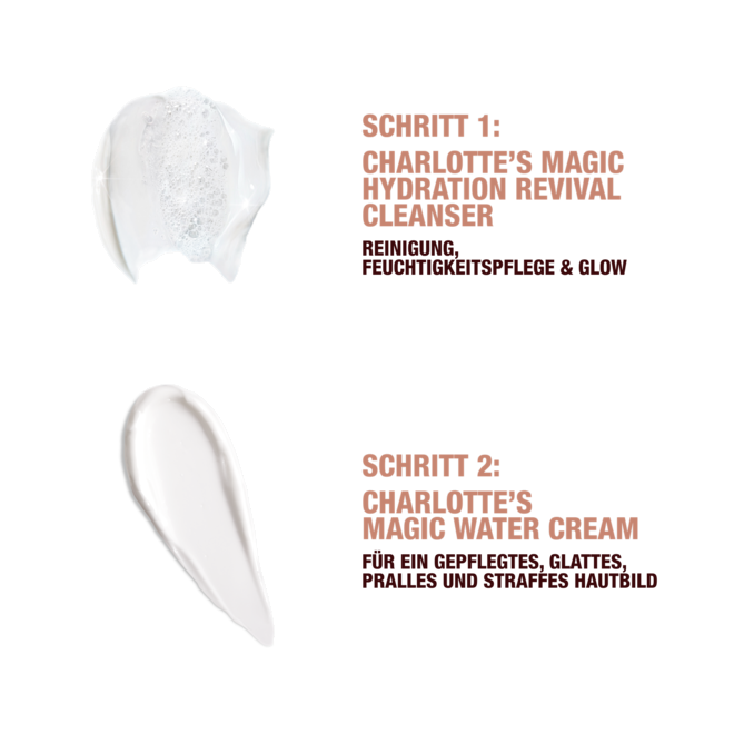Magic Water Cream und Magic Hydration Revival Cleanser – Proben Magic Water Cream und Magic Hydration Revival Cleanser – Proben