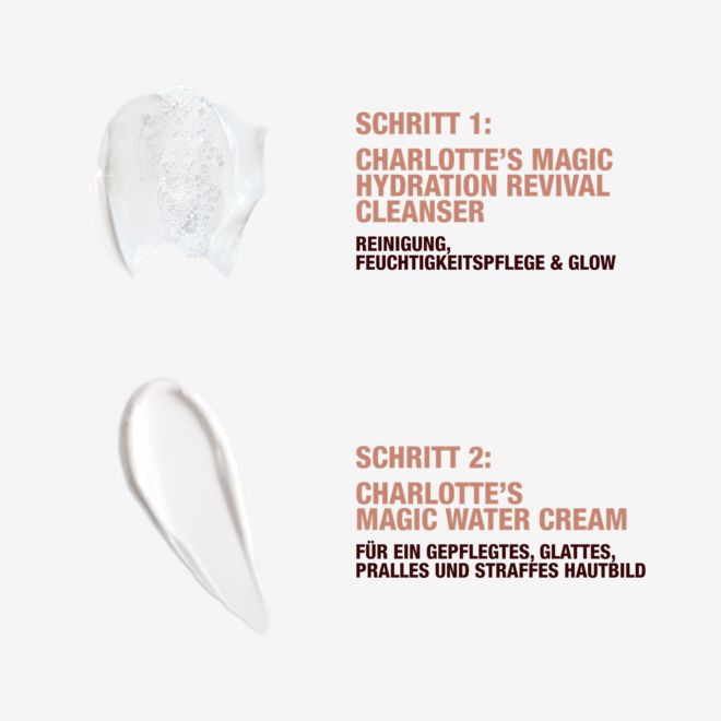 Magic Water Cream und Magic Hydration Revival Cleanser – Proben Magic Water Cream und Magic Hydration Revival Cleanser – Proben