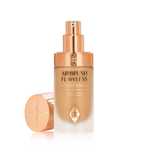 Airbrush Flawless Foundation 9 warm open with lid packshot packshot Airbrush Flawless Foundation 9 warm open with lid packshot packshot
