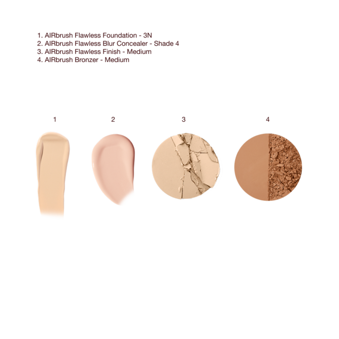 Airbrush Flawless Icons texture swatch Airbrush Flawless Icons texture swatch