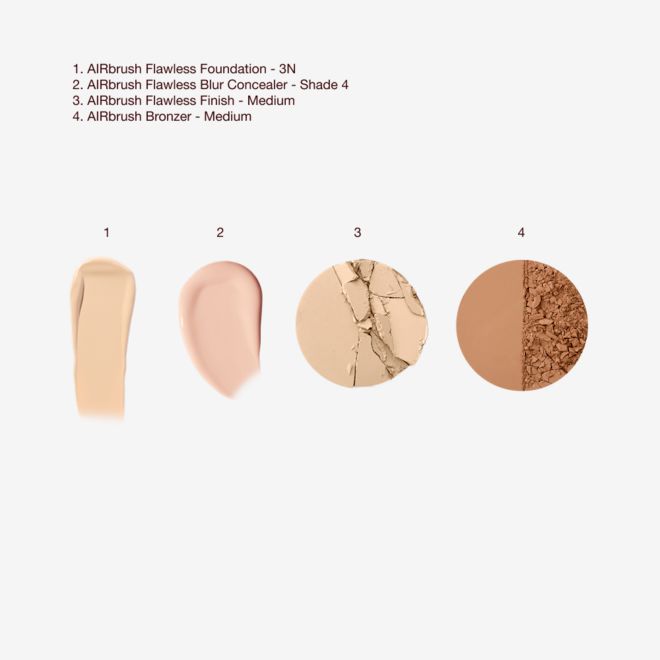 Airbrush Flawless Icons texture swatch Airbrush Flawless Icons texture swatch