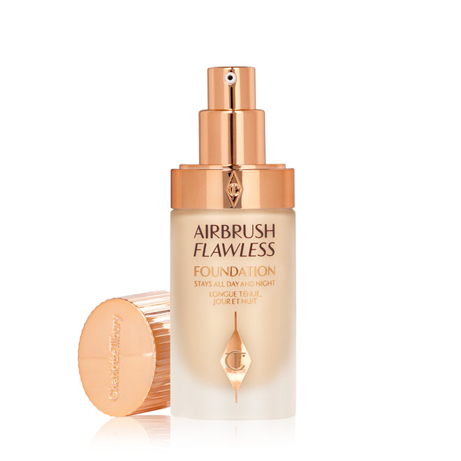 Airbrush Flawless Foundation 3 warm open with lid Packshot 