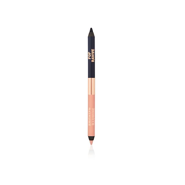 Sleep Cheat packshot Sleep Cheat Liner Duo with brightening peach and eye-defining navy eyeliner shades