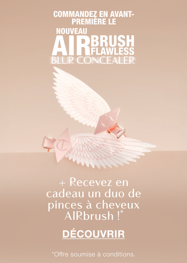 Commandez en avant-première le NOUVEAU AIRBRUSH FLAWLESS BLUR CONCEALER ! + Recevez en cadeau un duo de pinces à cheveux AIRbrush !** <DÉCOUVRIR> Commandez en avant-première le NOUVEAU AIRBRUSH FLAWLESS BLUR CONCEALER ! + Recevez en cadeau un duo de pinces à cheveux AIRbrush !** <DÉCOUVRIR>