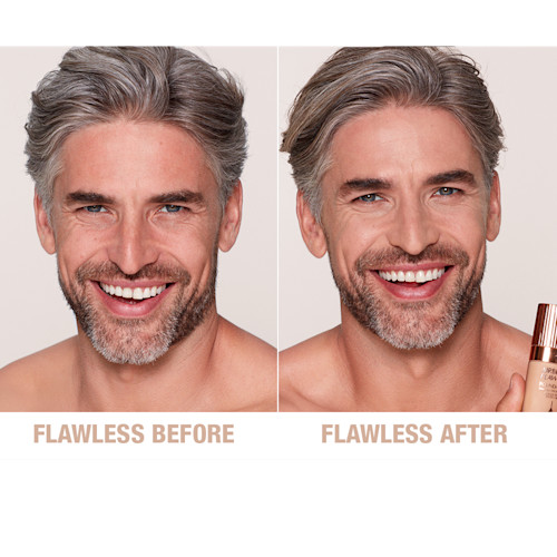 Airbrush Flawless Foundation 7.5 neutral before and after Airbrush Flawless Foundation 7.5 neutral before and after