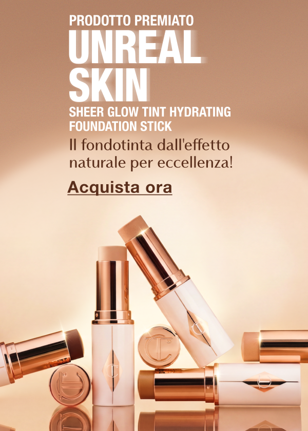 PRODOTTO PREMIATO UNREAL SKIN SHEER GLOW TINT HYDRATING FOUNDATION STICK Il fondotinta dall'effetto naturale per eccellenza! <ACQUISTA ORA> PRODOTTO PREMIATO UNREAL SKIN SHEER GLOW TINT HYDRATING FOUNDATION STICK Il fondotinta dall'effetto naturale per eccellenza! <ACQUISTA ORA>