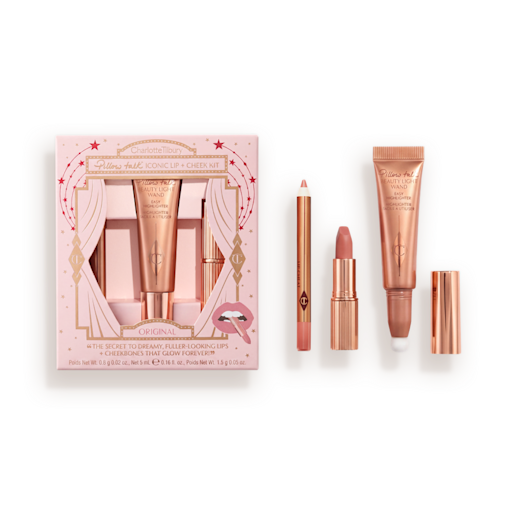 Packshot with Products PILLOW TALK ICONIC LIP + CHEEK KIT - ORIGINAL Holiday 2026 Packshot with Products PILLOW TALK ICONIC LIP + CHEEK KIT - ORIGINAL Holiday 2026
